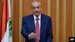 Nabih Berri (80 tahun), terpilih kembali sebagai Ketua Parlemen Lebanon. 
