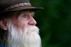 David Lidstone, 81, speaks with reporters during an interview Tuesday, Aug. 10, 2021, in Boscawen, N.H.