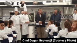 Chef Degan Septoaji pimpin delegasi Indonesia dalam "diplomasi kuliner" di Paris. (Courtesy photo: Degan Septoadji)