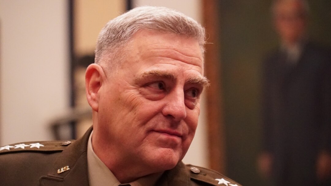 美軍參謀長聯席會議主席米利上將(General Mark Milley)(美國之音黎堡2020年2月26日攝)