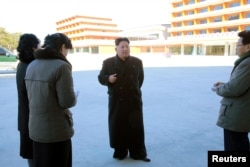 North Korean leader Kim Jong Un visits the remodeled December 6 Children's Camp in Kangwon Province in this undated photo released by North Korea's Korean Central News Agency in Pyongyang, Dec. 7, 2016.
