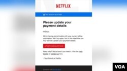 Sample Phishing Email