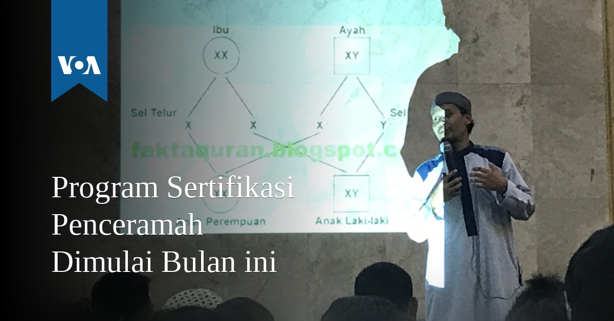 Program Sertifikasi Penceramah Dimulai Bulan Ini