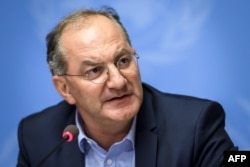 REPORT - Peter Salama, Head of the World Health Organization's Health Emergencies Program, attends a press conference following the meeting of the Emergency Committee on the International Health Regulations on an Ebola Epidemic in the Democratic Republic of the Congo of Congo, May 18, 2018.