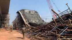ထိုင်းနိုင်ငံ ဆောက်လက်စတံတား ပြိုကျလို့ မြန်မာအလုပ်သမားတချို့ ဒဏ်ရာရ