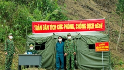Một chốt biên phòng ở Tịnh Tường, Lào Cai. Photo QĐND
