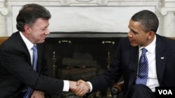 Los presidentes Santos y Obama mantuvieron un encuentro bilateral en 2010 en Nueva York y volvieron a reunirse esta tarde en Washington.