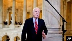 Thượng nghị sĩ John McCain nói về cuộc khủng hoảng ở Syria trong một chương trình phỏng vấn với truyền hình