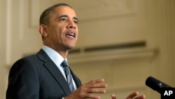 President Barack Obama speaks in the East Room of the White House in Washington, D.C., Jan. 31, 2014.