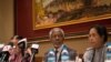 Former UN Chief Kofi Annan (M), Chair of Rakhine State Advisory Commission, seen here during a press conference in Yangon. Aug. 24, 2017