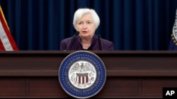 La presidenta de la Reserva Federal, Janet Yellen votó a favor de esperar para aumentar la tasa de interés hasta tener más evidencias del crecimiento económico de EE.UU. 