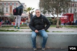 Tassos Smetopoulos, a social worker, is critical of what he sees as the failure of the authorities and NGOs to address the growth of survival sex among refugees and migrants. (Photo: J. Owens for VOA)