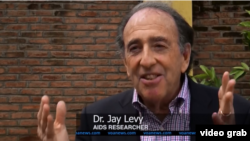 Dr. Jay Levy. (Foto: VOA-Lameck Masina/Videograb)