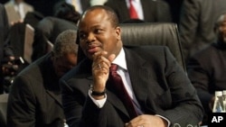 King Mswati III of the Kingdom of Swaziland at the Southern African Development Community (SADC) Extraordinary Summit in Johannesburg, June 11, 2011. 