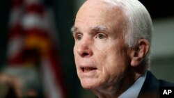 FILE - Senator AS John McCain