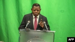 Lambert Mende à Kinshasa le 8 août 2018.