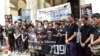 香港法律及政界人士默站 聲援中國709維權律師
