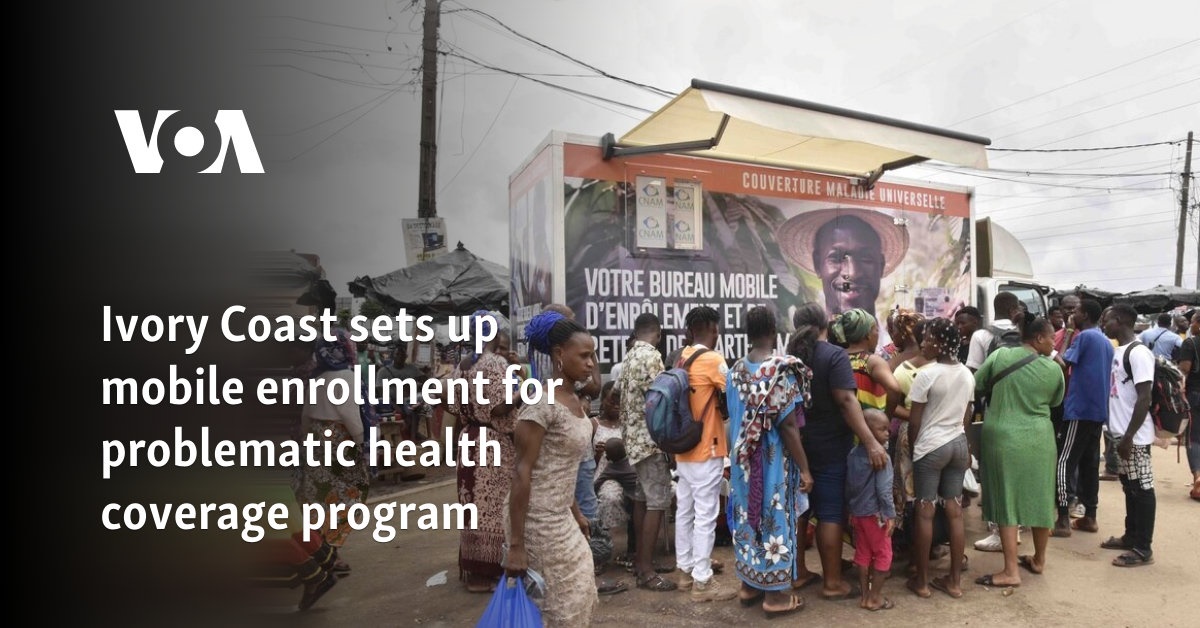 Ivory Coast sets up mobile enrollment for problematic health coverage program