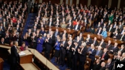 President Barack Obama gives his State of the Union address on Capitol Hill in Washington, Tuesday Jan. 28, 2014. (AP Photo/Charles Dharapak)