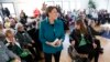 Democratic presidential candidate Sen. Amy Klobuchar, D-Minn., speaks during a meet and greet with local residents in Cedar Rapids, Iowa, March 17, 2019. 