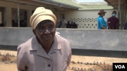 One of the Zimbabwe government's health workers, Letty Chindundu, is pictured in Mount Darwin district, Zimbabwe, Nov. 4, 2021. (Columbus Mavhunga/VOA)