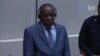 L'ex-chef de milice centrafricain Alfred Yekatom devant la CPI, le 23 novembre 2018.