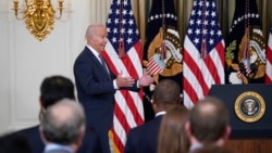 拜登总统在白宫签署推动竞争的行政命令前发表讲话。(2021年7月9日)
