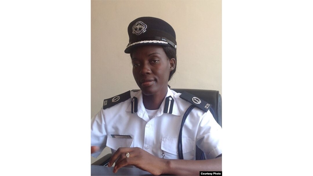 Charity Chanda, spokesperson for the Zambia police, highlights the benefits of the Public Order Act. (Photo courtesy of Charity Chanda)