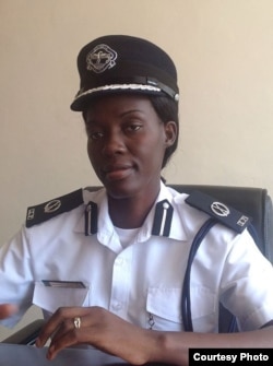 Charity Chanda, spokesperson for the Zambia police, highlights the benefits of the Public Order Act. (Photo courtesy of Charity Chanda)