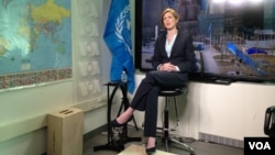La embajadora de EE.UU. en la ONU, conversa desde el organismo internacional con la Voz de América, sobre la crisis en Ucrania.
