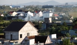 Newly-built houses are seen at Do Thanh commune, in Nghe An province, Vietnam October 29, 2019. Picture taken October 29, 2019. (REUTERS/Kham)