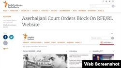 VOA's Azerbaijan website.
