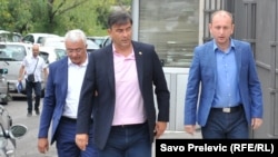 Lideri Demokratskog fronta - Andrija Mandić, Nebojša Medojević i Milan Knežević (slobodnaevropa.org)