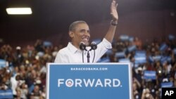 El presidente Barack Obama habló en una escuela secundaria en Toledo, Ohio.