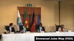 Lancement officiel du projet Appui au Programme Frontières, à Yaoundé le 18 novembre 2020. (VOA/Emmanuel Jules Ntap)