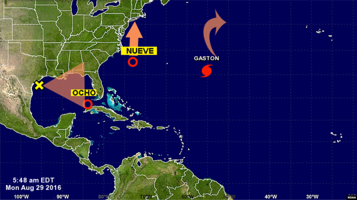 Tres tormentas en el Caribe una podría llegar a Florida