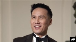 Actor B.D. Wong arrives at the White House in Washington, Wednesday, Jan. 19, 2011, for a state dinner in honor of China's President Hu Jintao.