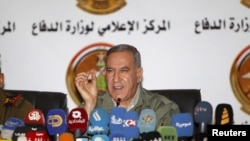 Khaled al-Obeid, le ministre de la Défense de l'Irak, 19 décembre 2015.