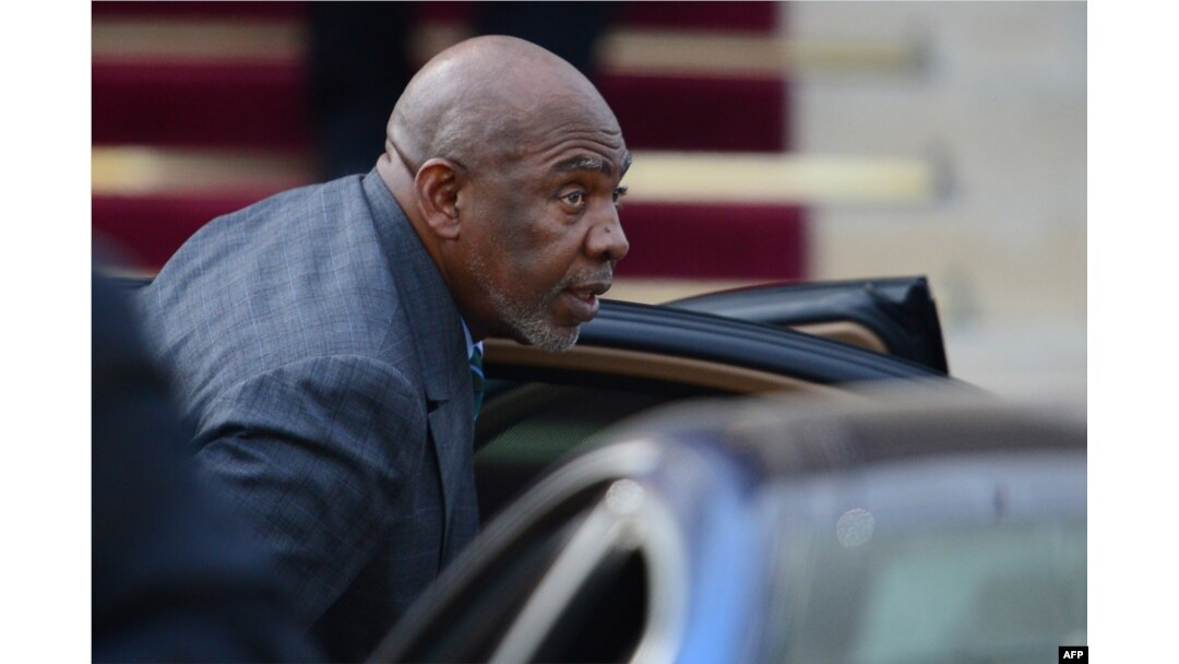 FILE - Mali's then-prime minister, Cheikh Modibo Diarra, arrives at the French foreign ministry prior to a meeting with French officials, Sept. 20, 2012, in Paris.