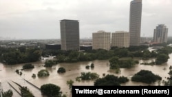 Inondasyon nan sant vil Houston, Tegzas, 27 out 2017.