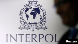 Interpol logo.