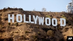 نشان مشهور هالیوود در لس آنجلس، جنوب کالیفرنیا