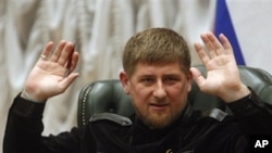 FILE - Ramzan Kadyrov