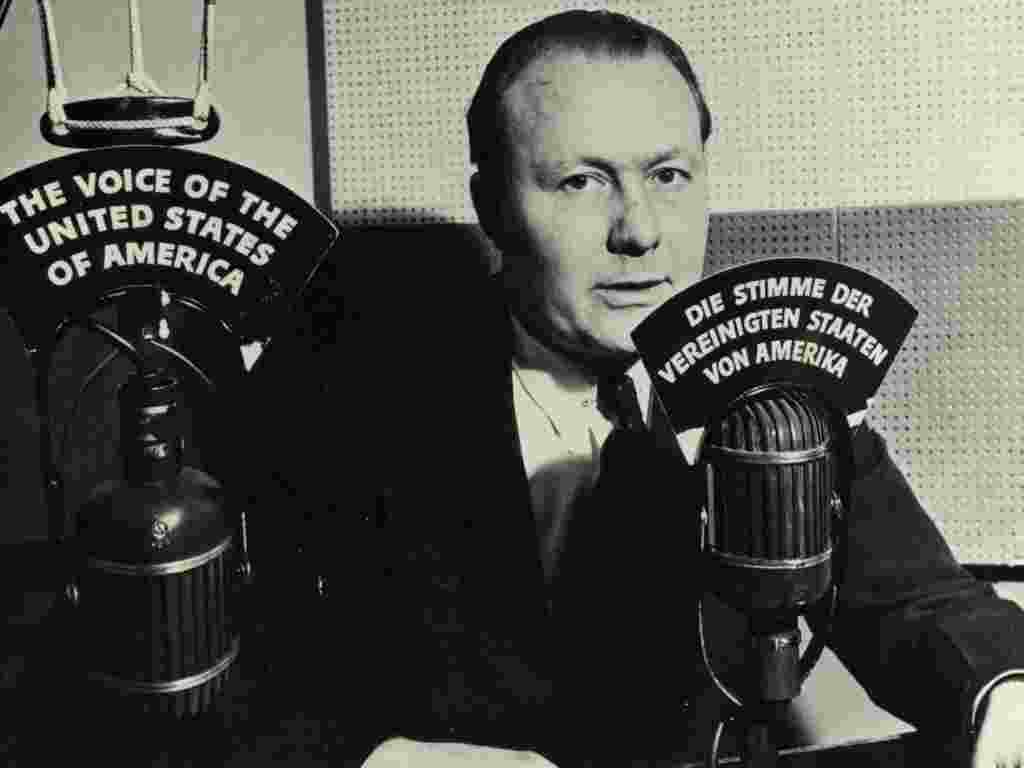 VOA's earliest broadcasts were in German (Robert Bauer, 1942)