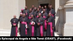 Líderes da Conferência Episcopal de Angola e São Tomé (CEAST), Angola. FOTO DE ARQUIVO