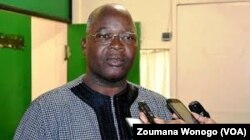 Siméon sawadogo, ministre de l'administration, à Ouagadougou, le 7 juin 2017. (VOA/Zoumana Wonogo)