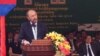 FILE - Joachim von Marschall, German Ambassador to Cambodia, participates in the inauguration of a commemorative stupa at the Tuol Sleng memorial site, Phnom Penh on March 26, 2015. (Courtesy of German Embassy Phnom Penh)