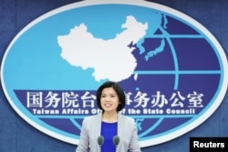 资料照：中国国务院台湾办公室发言人朱凤莲 （2019年11月27日）