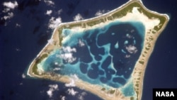The Atafu atoll is one of three atolls that compromise the territory of Tokelau in the South Pacific.