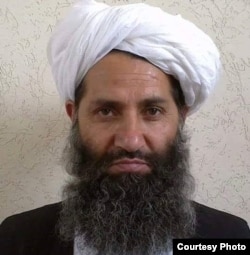 A photo circulated by the Taliban of new leader Mawlawi Haibatullah Akhundzada.